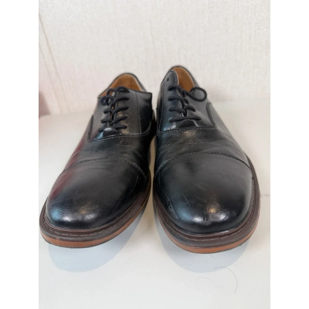 Goodfellow & Co Men's Joseph Black Leather Oxford Cap‎ Toe Dress Shoes Size 8.5
